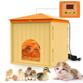 Nailrepro front view of brooder heater showing compact safe design and even warmth