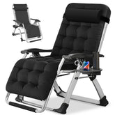 NAIZEA front view of padded zero gravity chair showing comfort and durability