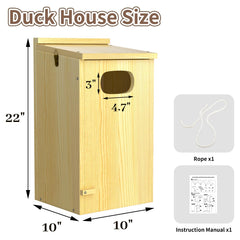 Nalwort side entry detail with rounded entrance — safe, natural access for ducks