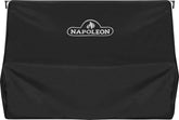 Napoleon front view cover fitted on Prestige PRO 500 grill protecting from weather