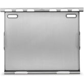 Napoleon stainless steel griddle front packaging shows full-size insert and benefits
