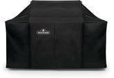 Napoleon front view of cover fitted on grill showing full protection and neat fit