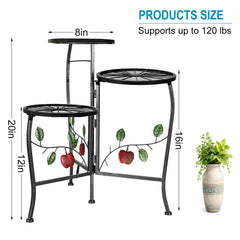 N.B.Y. plant stand folded flat for compact storage and easy space-saving