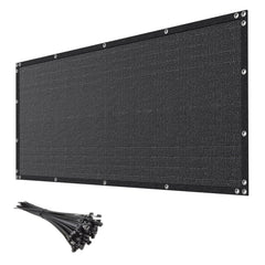NC front panel overview showing full 6 x 50 black privacy screen and straight edge benefits