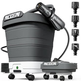 NCOEN front view of pressure washer showing compact design and controls, easy portability