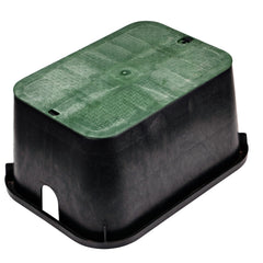 NDS front view of black box with green cover showing secure protection