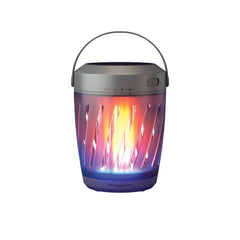 NEBO front view of lantern showing warm light and zapper benefits