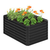 Nedenyou raised bed front view showing full planter and neat profile
