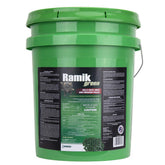 Neogen Ramik Green bucket front label showing product name and weight benefits durable bait
