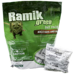 Neogen Ramik Green front packaging showing place pack pouch and product benefits