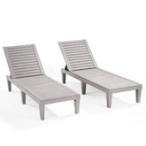 Nestl front view of chaise lounge showing comfortable profile and durable design
