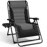 Nestl XL chair front view showing extra-wide padded seat and recline benefit
