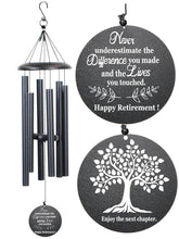 NETAEX front view of full 32-inch wind chime showing elegant silhouette and tone