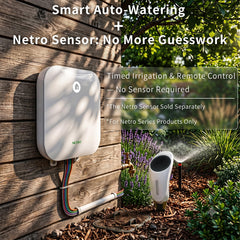 Netro controller mounted indoors demonstrating compact installation benefit