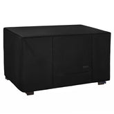NettyPro front view of rectangular cover protecting table from weather