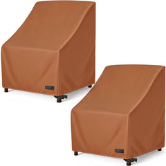 NettyPro front view of two covers protecting chairs with full coverage benefit