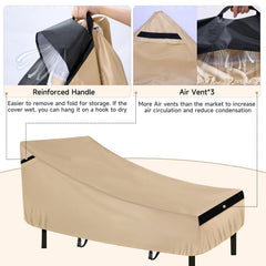 NEVERLAND adjustable buckles and straps securing cover against wind