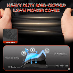 NEVERLAND inner PU-coated lining protecting mower electronics from moisture