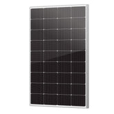 Newpowa front view of 200W solar panel showing full module and efficient layout