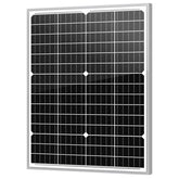 Newpowa front view of solar panel showing compact, weatherproof design and easy installation benefit