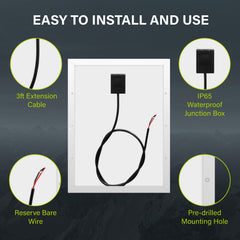 Newpowa panel mounted on RV roof demonstrating reliable charging while traveling outdoors