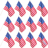 Newwiee front view of 2x3 ft flag showing full patriotic design and clear colors