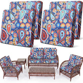 Newwiee paisley front view showing full cover and neat fit benefit