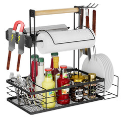 NEYCIL grill caddy front view showing organized storage and quick access