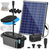 NFESOLAR 20W solar panel front view showing durable frame and efficient cells, saves energy