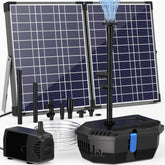 NFESOLAR solar panel front view showing durable tempered glass and efficient cells