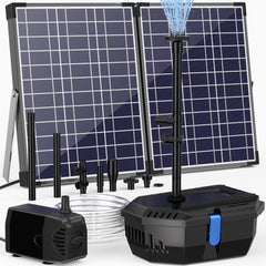 NFESOLAR solar panel front view showing durable tempered glass and efficient cells