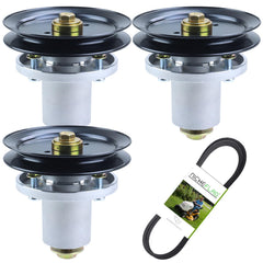 NICHEFLAG front view of 3-pack spindle kit showing complete contents and easy replacement