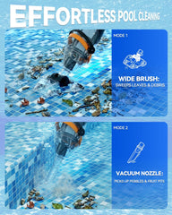 nichro three interchangeable heads displayed for versatile cleaning tasks