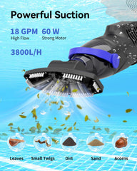 nichro close-up of wide brush head for efficient sand removal
