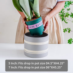 Nihow drainage hole with rubber plug offering flexible watering control