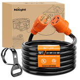 Nilight front connector view showing secure NEMA plug and reliable connection benefit