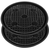 NIMYAU front view of two saucers showing packaging and pair convenience