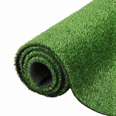 NINXANG front view of rolled artificial grass showing compact package and ready use