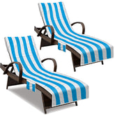 NISDOING front view light blue stripe cover shows clean look and easy identification