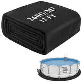Niuyhe front packaging showing 12ft pool pad and easy install benefit
