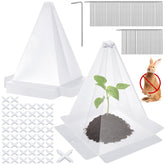 Niuyhe front view of clear cloche pack showing contents and benefit protection
