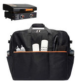 NOELIFE front view bag closed protecting griddle, secure transport benefit