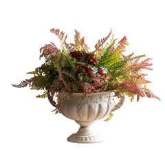 NOONEAU front view of vintage urn planter showing classic silhouette and curb appeal