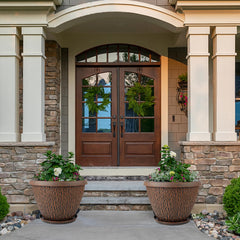 Close-up of Nooulap pebble-textured surface highlighting weather-resistant finish