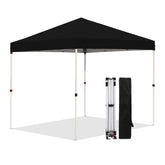 Northroad front view of canopy showing full shaded area and easy setup benefit