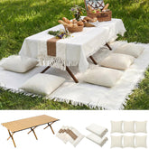 Novabright front packaging with table and blanket showing portable convenience