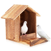 Novabright front view of nesting box showing weatherproof shelter benefit