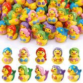 Novabright front packaging showing 100 mermaid duck figurines, colorful and ready to craft