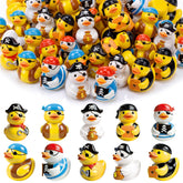 Novabright front packaging showing 100 pirate duck figurines, great for party supplies