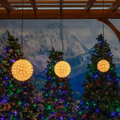 Novelty Lights textured outer shell close detail showing weather-resistant build